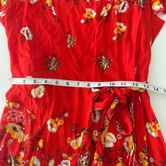 Free People Jess Floral Wrap Maxi Dress Flower - Picture 7 of 15